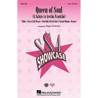 Hal Leonard Queen Of Soul (A Salute To Aretha Franklin) ShowTrax CD by Aretha Franklin arranged by Roger Emerson