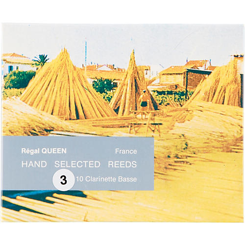 Rigotti Queen Reeds for Bass Clarinet Strength 1.5 Box of 10