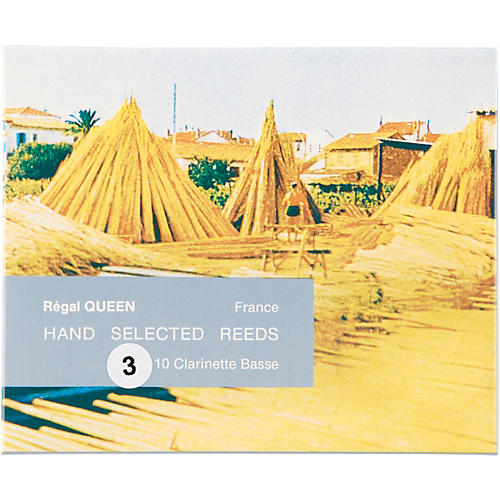 Rigotti Queen Reeds for Bass Clarinet Strength 2.5 Box of 10