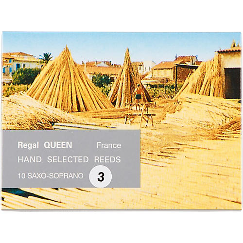 Rigotti Queen Reeds for Soprano Saxophone Strength 4.5 Box of 10