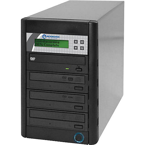 Quic Disc DVD H123, Economy CD/DVD Duplicator 1:3 with Hard-Drive
