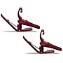 Kyser Quick-Change Capo 2-Pack for 6-String Acoustic Guitar Red