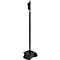 Quick Release Round Base Microphone Stand Level 1 Black