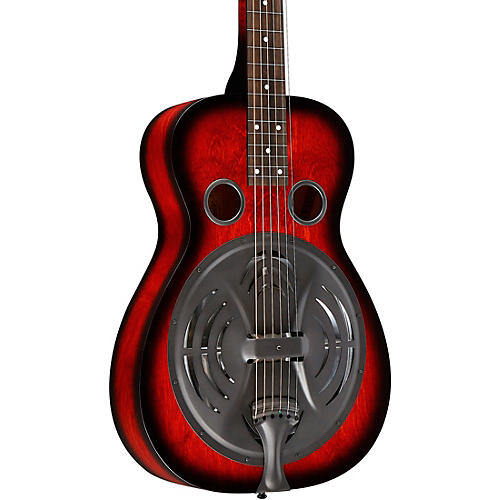 Beard Guitars R-Model Radio Standard Squareneck Acoustic-Electric Resonator Guitar Scarlet Burst