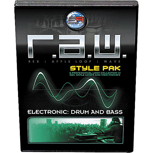 R.A.W. Style Pak - Electronic: Drum and Bass Loops Collection Software