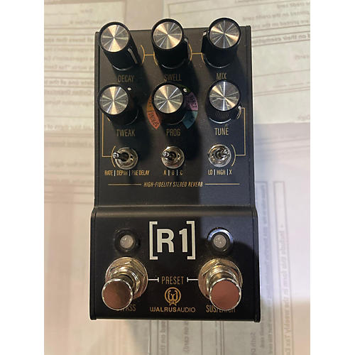 Walrus Audio R1 High Fidelity Stereo Reverb Effect Pedal