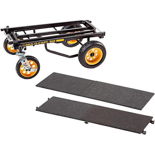 R12 Multi-Cart 8-in-1 Equipment Transporter Cart With Deck and Shelf