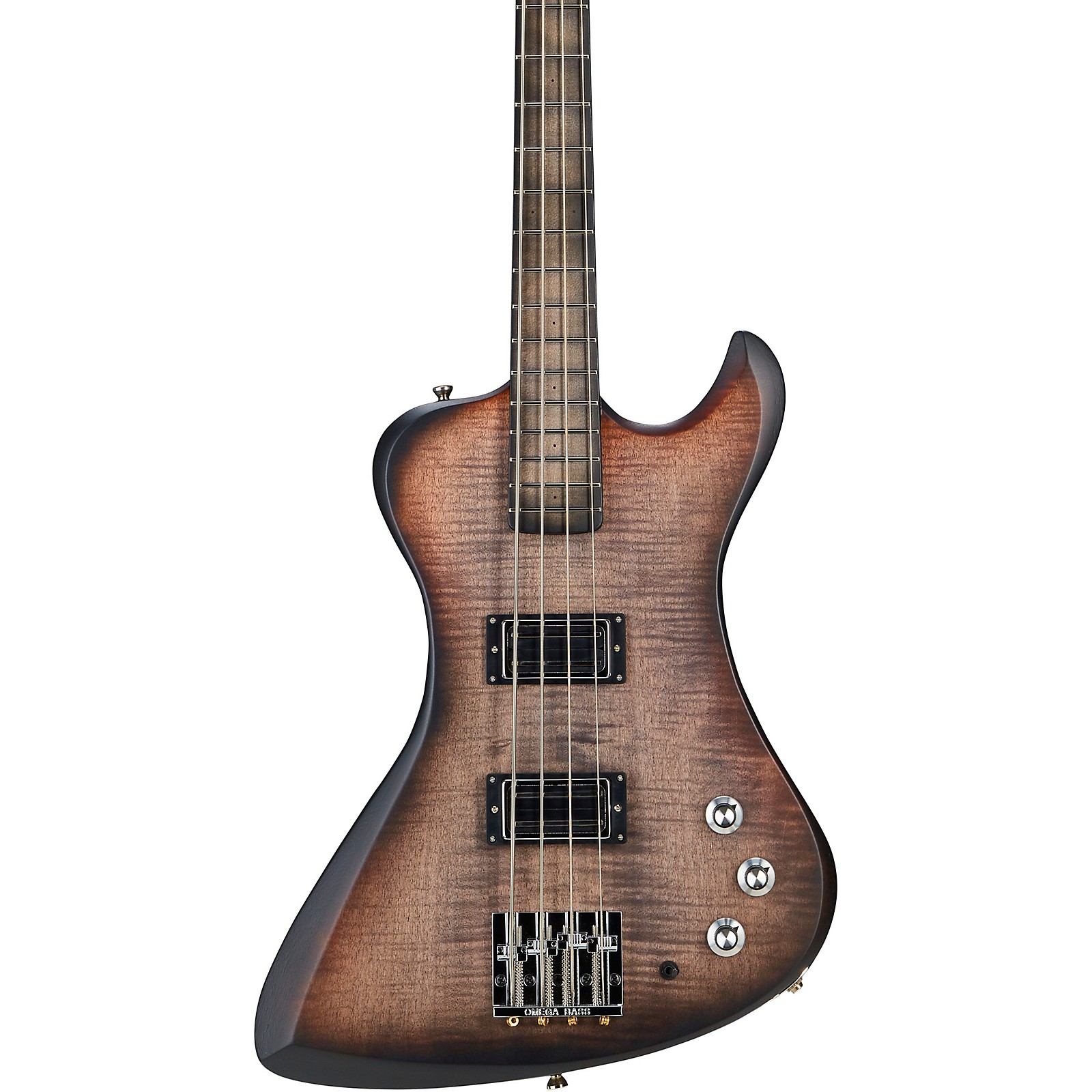 Dunable Guitars R2 Electric Bass Guitar Grey Red Burst Musician's Friend