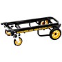 RockNRoller R2RT Multi-Cart 8-in-1 Micro Equipment Transporter Cart - Black Frame/Yellow Wheels Micro