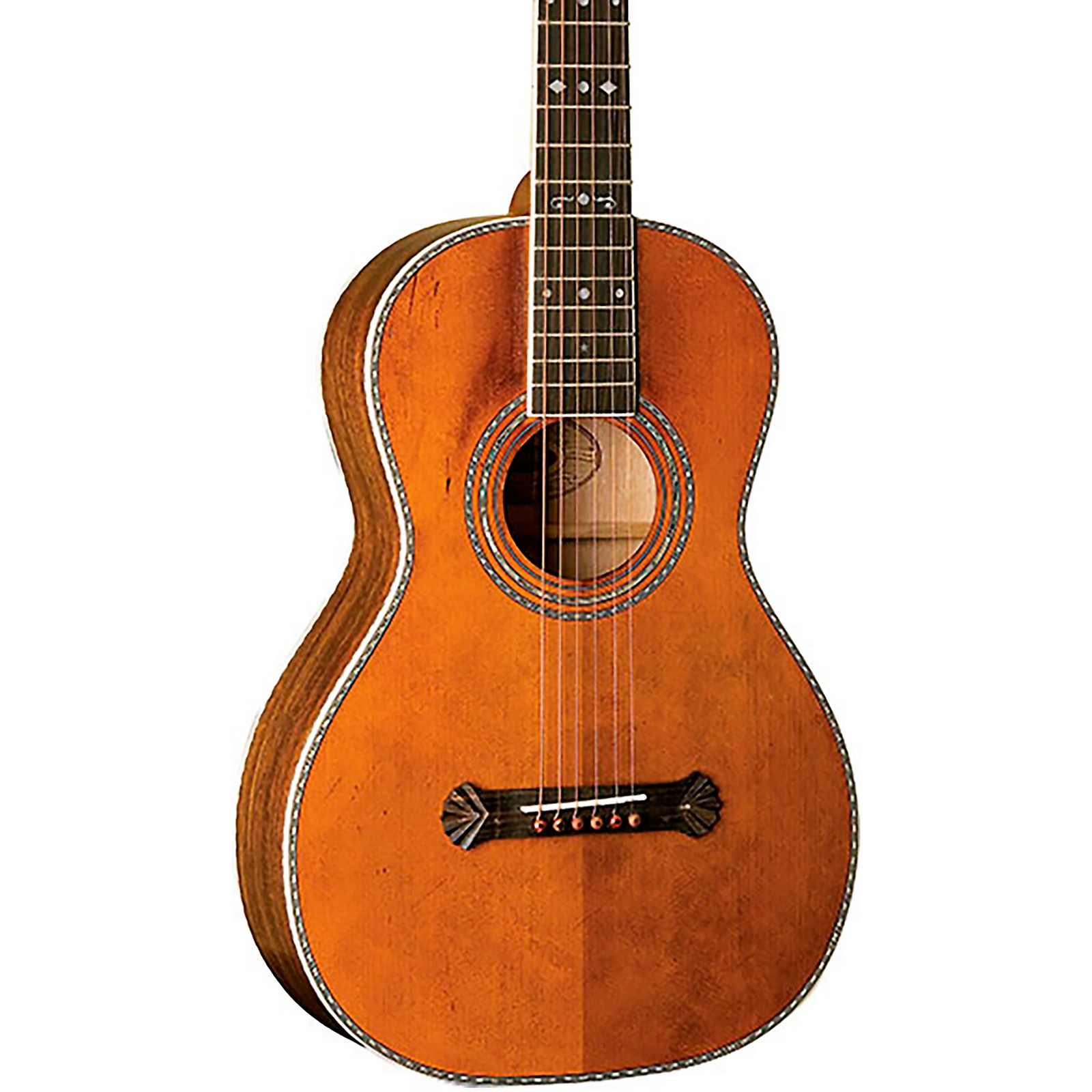 ギター Washburn R314KK Parlor Acoustic Guitar Washburn R314K - Aged Natural | Sweetwater