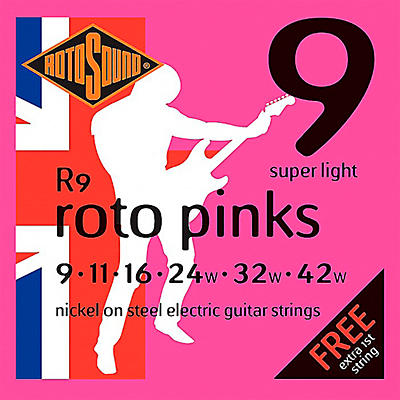 Rotosound R9 Nickel Super Light Electric Guitar Strings