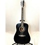 Used Rogue RA-090 Dreadnought Acoustic Guitar Black