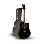 Rogue RA-090 Dreadnought Cutaway Acoustic-Electric Guitar, Black with Road Runner RRDWA Case