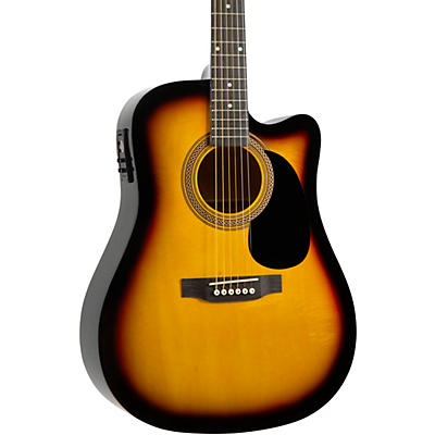 Rogue RA-090 Dreadnought Cutaway Acoustic-Electric Guitar