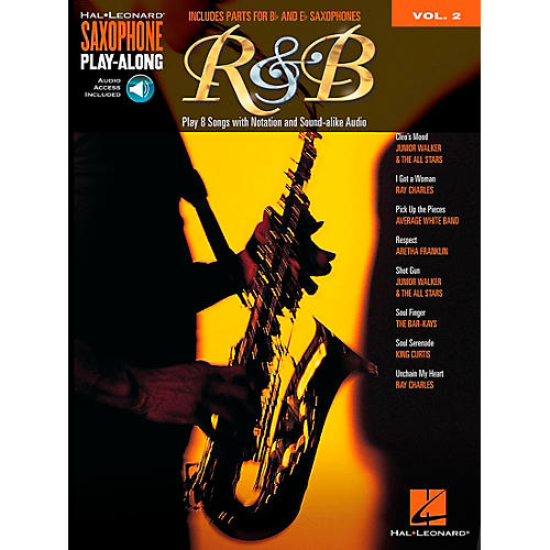 R&B - Saxophone Play-Along Vol. 2 Book/Online Audio