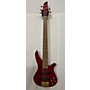 Used Yamaha RBX765A Electric Bass Guitar Trans Red