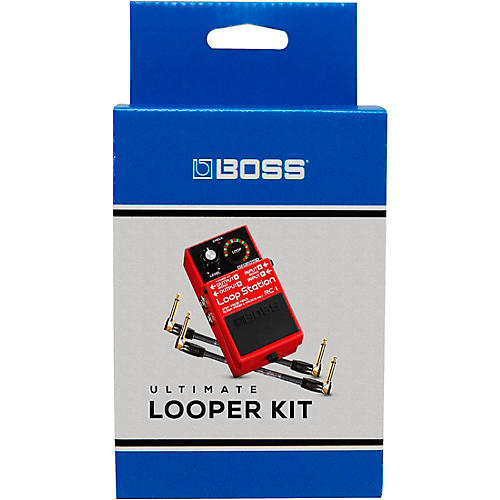 BOSS RC-1 Ultimate Looper Kit With Effects Pedal and Two 6