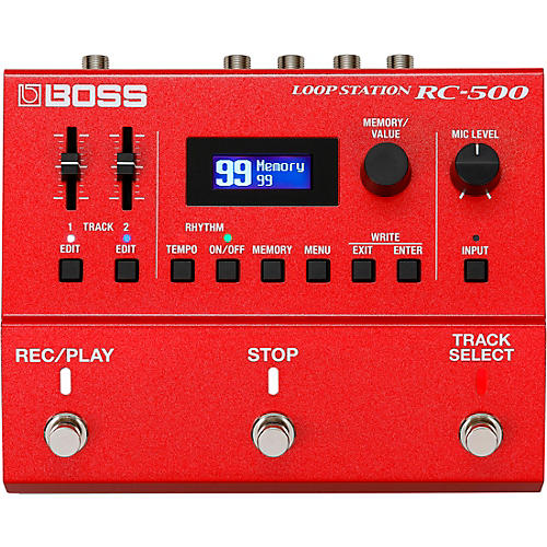 BOSS RC-500 Loop Station Effects Pedal Condition 1 - Mint Red