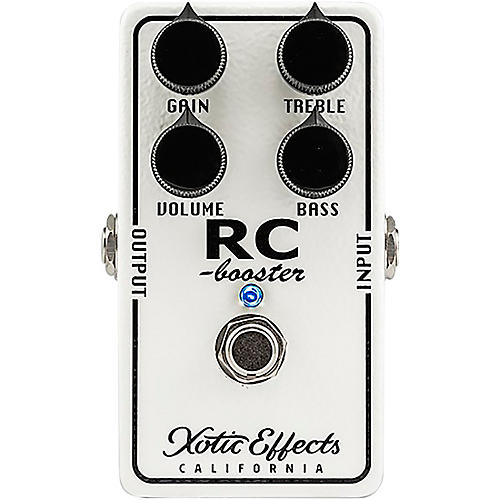 Xotic RC Booster Classic Effects Pedal Condition 1 - Mint White