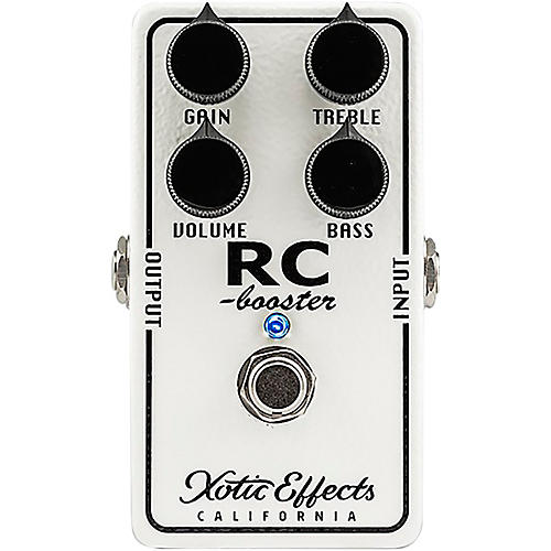 Xotic Effects RC Booster Classic Effects Pedal White