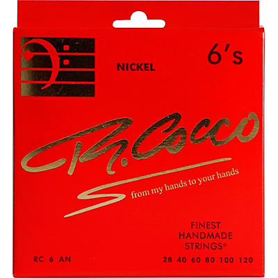 Richard Cocco RC6AN 6-String Nickel Electric Bass Guitar Strings