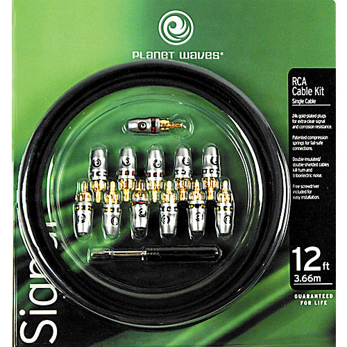 RCA Kit 12' Single 12 Plugs