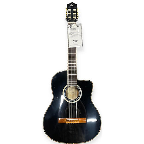 Ortega RCE141BK Acoustic Electric Guitar Black