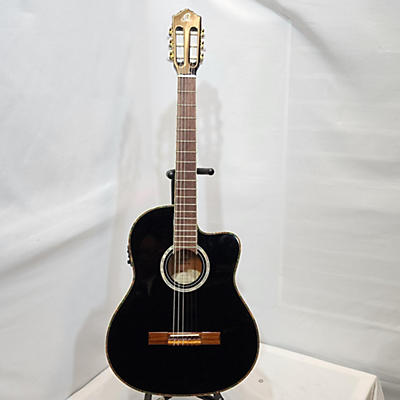 Ortega RCE145BK Classical Acoustic Electric Guitar