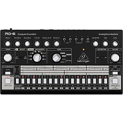 Behringer RD-6-BK Analog Drum Machine - Black