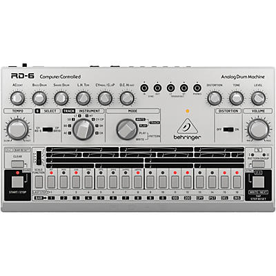 Behringer RD-6-SR Analog Drum Machine - Silver