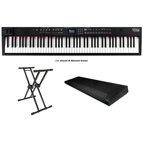Roland RD-88 88-Key Stage Piano, KS-20X Stand and Dust Cover