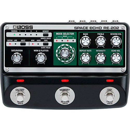 BOSS RE-202 Space Echo Effects Pedal Condition 1 - Mint Black