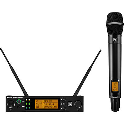 Electro-Voice RE3 Wireless Handheld Set With ND86 Dynamic Supercardioid Vocal Microphone Head