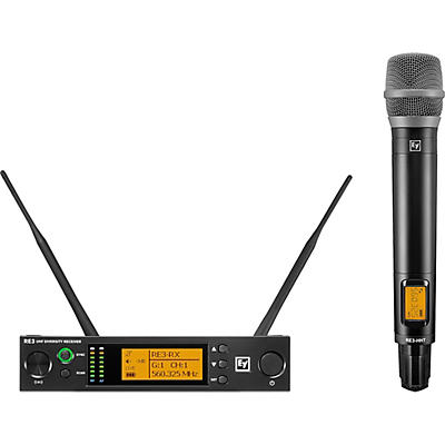 Electro-Voice RE3 Wireless Handheld Set With RE520 Condenser Supercardioid Vocal Microphone Head
