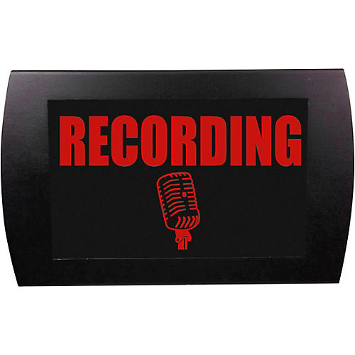 American Recorder Technologies RECORDING LED Lighted Sign, Red