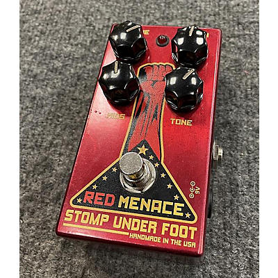 Stomp Under Foot RED MENACE Effect Pedal