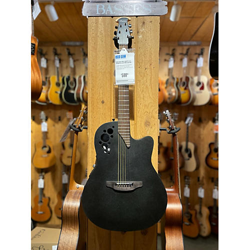 Ovation RES225-5 Acoustic Electric Guitar Black