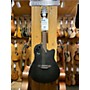 Used Ovation RES225-5 Acoustic Electric Guitar Black