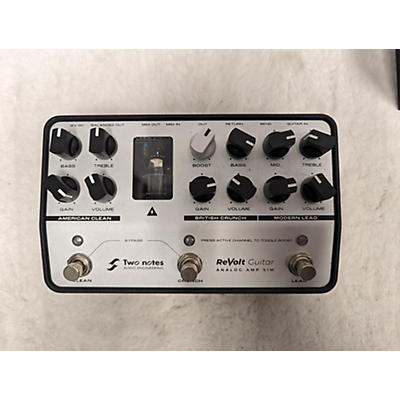 Two Notes AUDIO ENGINEERING REVOLT GUITAR ANALOG AMP SIM Pedal