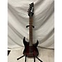 Used Ibanez RG421 Solid Body Electric Guitar Black Cherry Burst