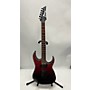 Used Ibanez RG421EX Solid Body Electric Guitar Red to Black Fade