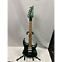 Used Ibanez RG470msp Solid Body Electric Guitar green sparkle
