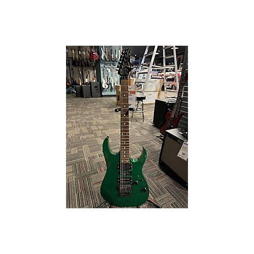 Ibanez RG517 Solid Body Electric Guitar sparkle green