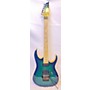 Used Ibanez RG652FX Solid Body Electric Guitar Nebula green burst