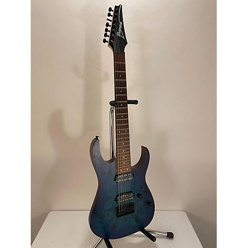 Ibanez RG7421 RG Series Solid Body Electric Guitar Ocean Blue Burst