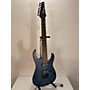 Used Ibanez RG7421 RG Series Solid Body Electric Guitar Ocean Blue Burst