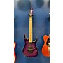 Used Ibanez RG752AHM Solid Body Electric Guitar Trans Purple