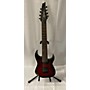 Used Ibanez RG8004 Solid Body Electric Guitar Crimson Red Burst