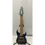 Used Ibanez RG852 8 STRING Solid Body Electric Guitar Blue