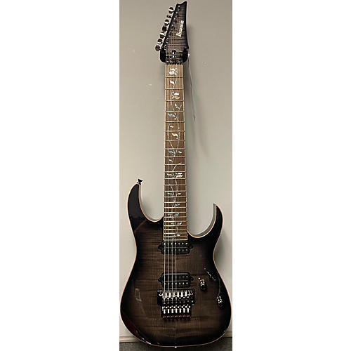 Ibanez RG8527 J. Custom Solid Body Electric Guitar Trans Charcoal
